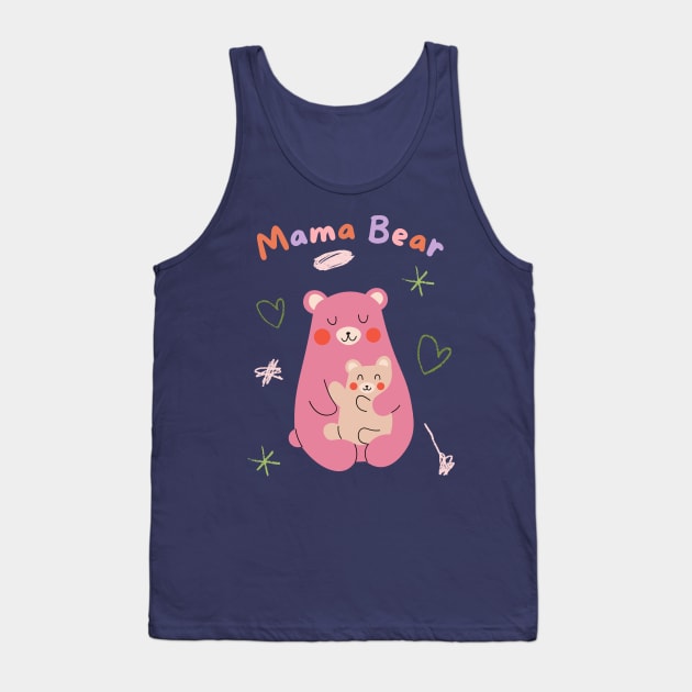 Mama Bear Tank Top by Art By Bear